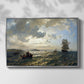 Fresh Breeze on the Norwegian Coast, 1876 - Floater Framed Canvas Print