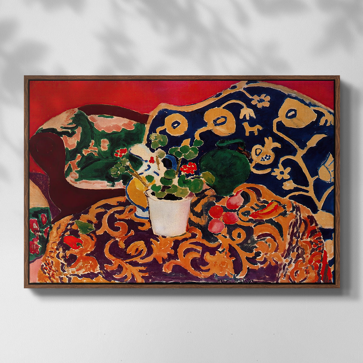 Spanish Still Life, c. 1910 - Floater Framed Canvas Print
