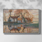 Farm near Duivendrecht, c. 1916 - Floater Framed Canvas Print