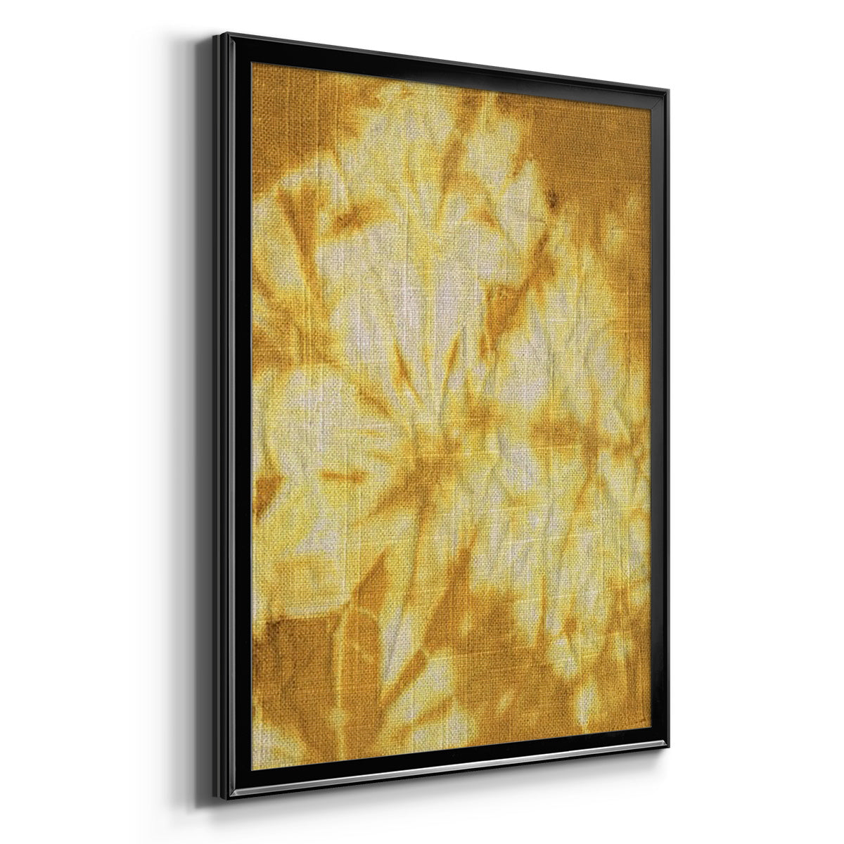 Turmeric Sunrise II - Modern Framed Canvas Print