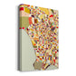 Modern Los Angeles Map Premium Gallery Wrapped Canvas - Ready to Hang