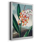 Temple of Flora VII - Modern Framed Canvas Print