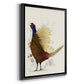 Pheasant Splash 8 - Modern Framed Canvas Print