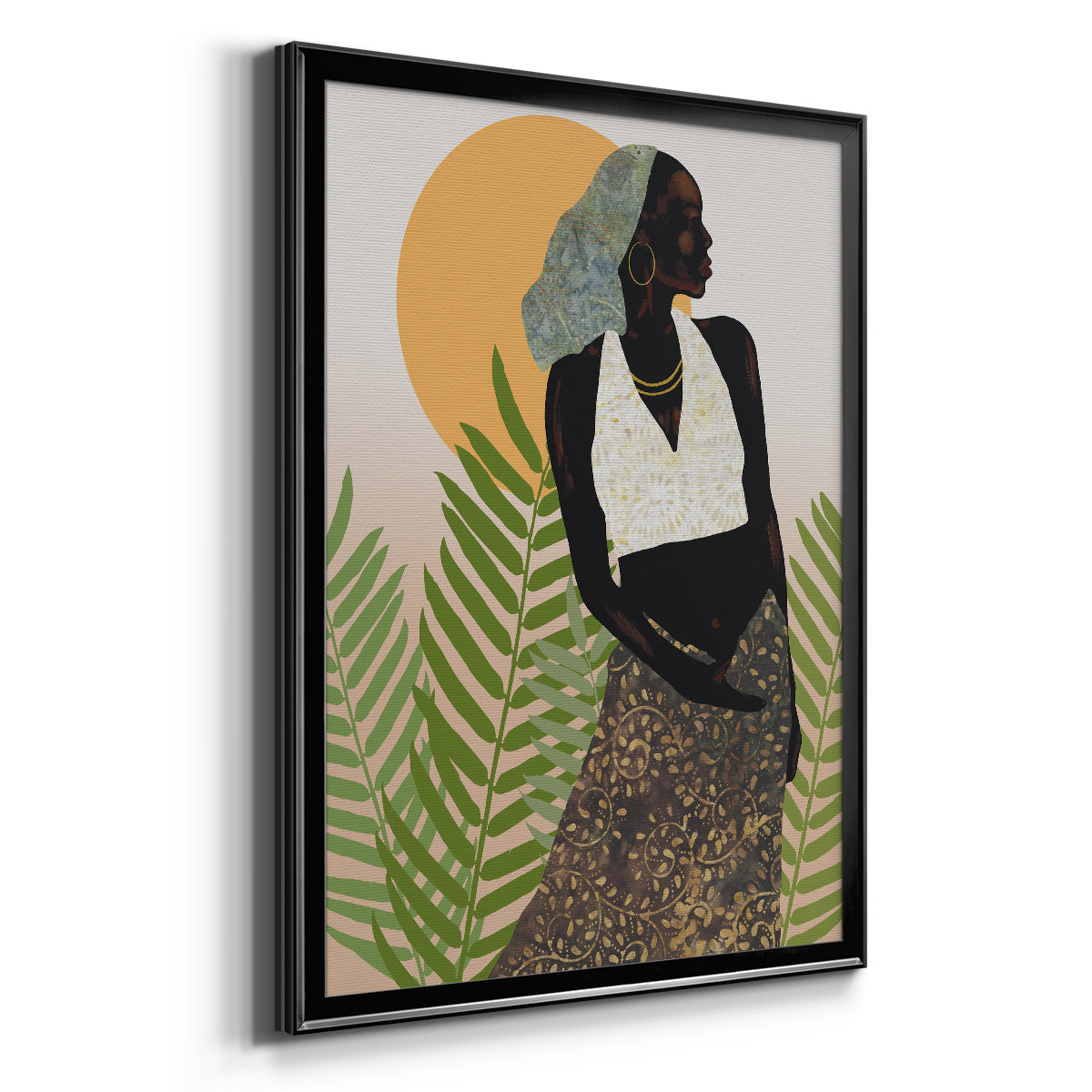 Her Grace - Modern Framed Canvas Print