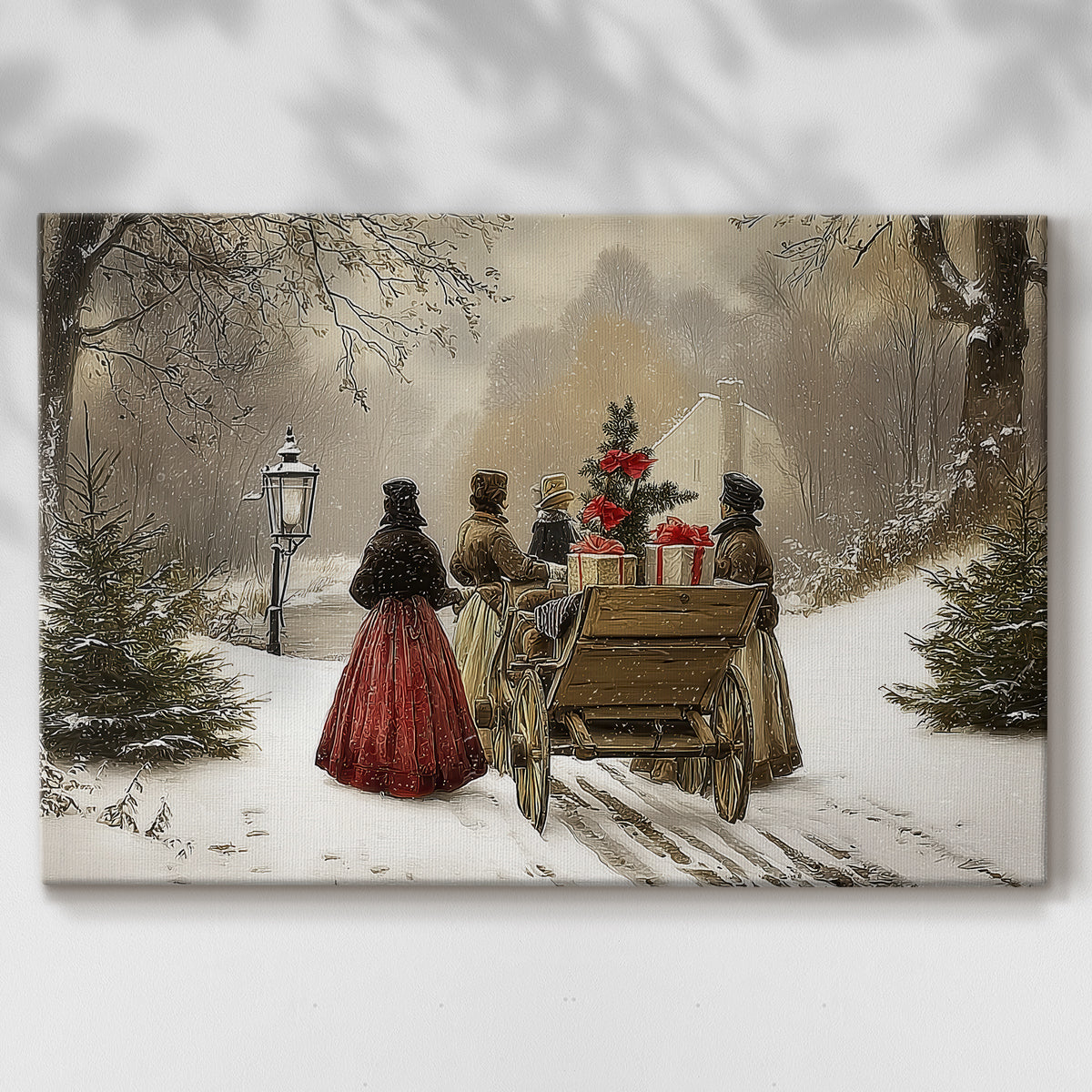 Eve of Candlelit Skies - Canvas Art Print