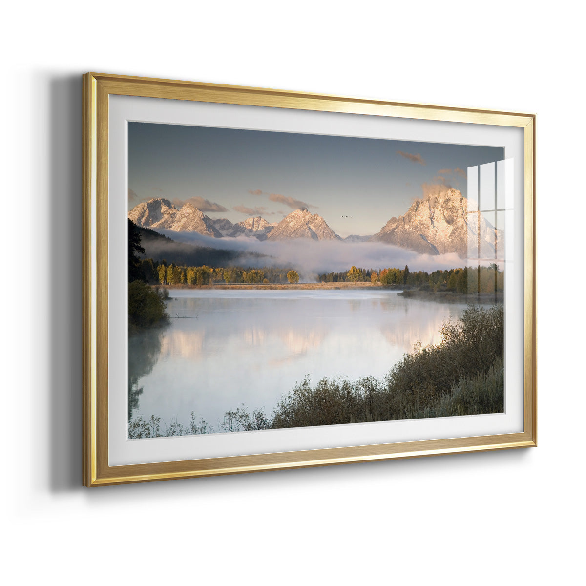 Snake River Fog - Modern Framed Art Print