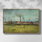Factories at Clichy, 1887 - Floater Framed Canvas Print