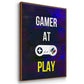 Gamer at Play IV - Floater Framed Canvas Set