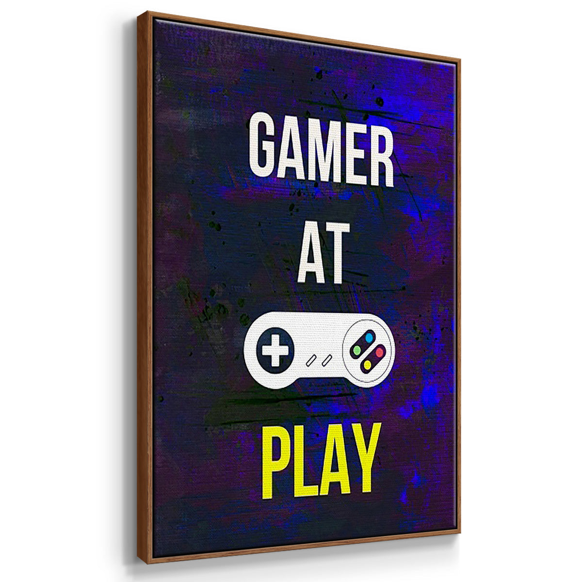 Gamer at Play IV - Floater Framed Canvas Set