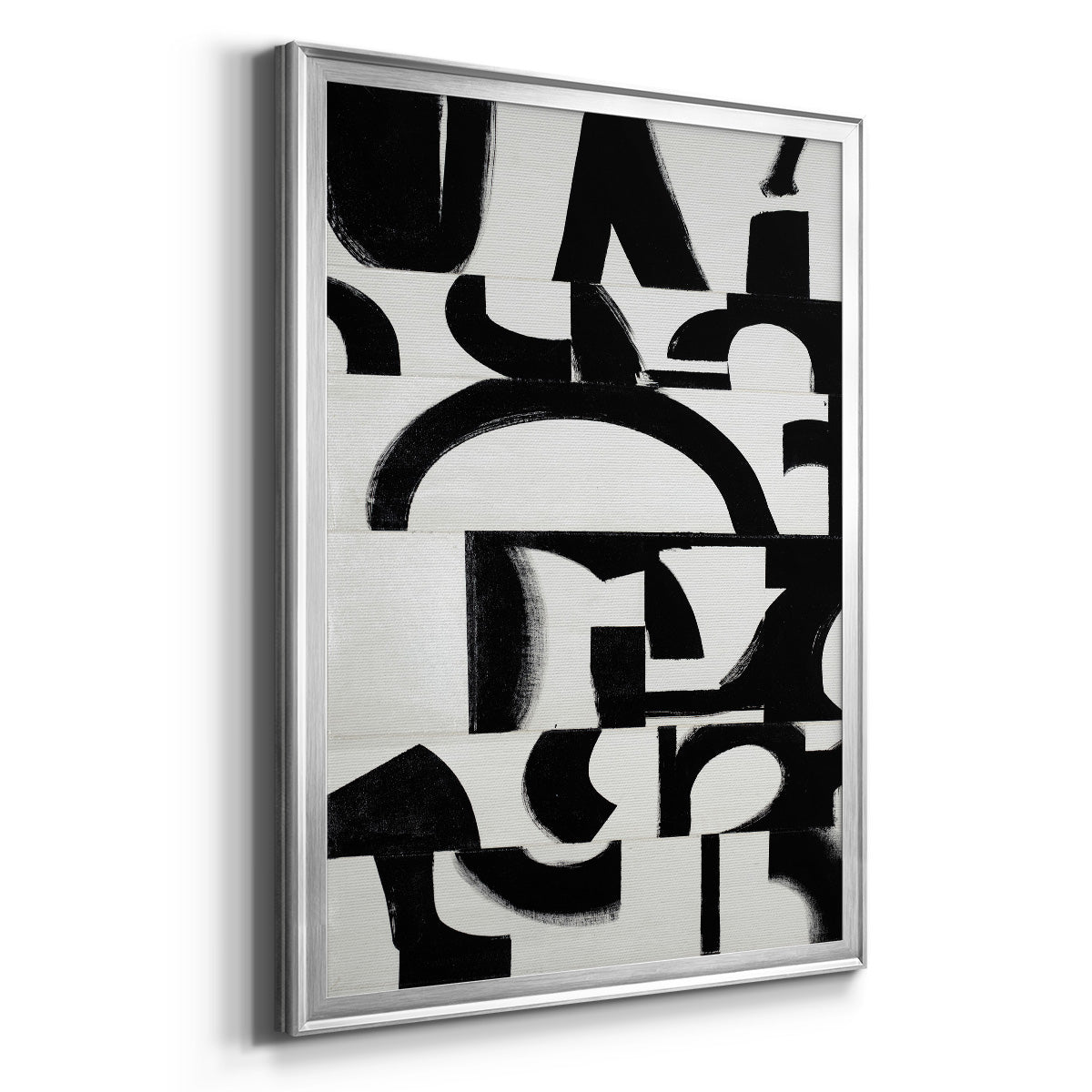 Prosperous Elements V11 - Modern Framed Canvas Print