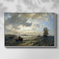 Fresh Breeze on the Norwegian Coast, 1876 - Floater Framed Canvas Print