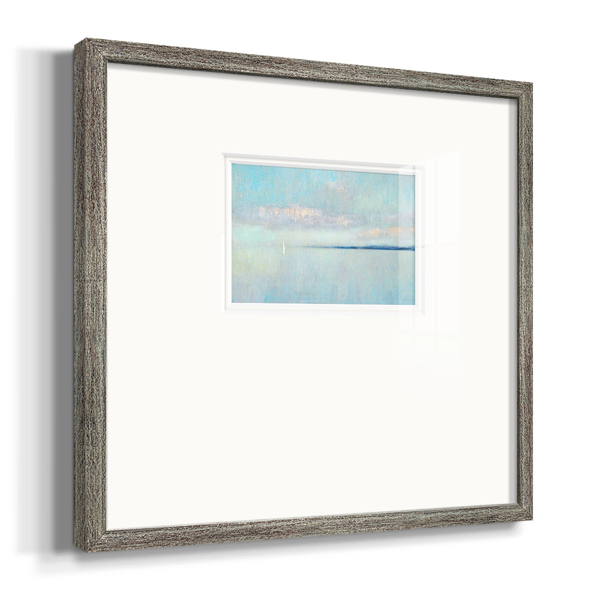 Sunrise Haze - Double Matboard Framed Print