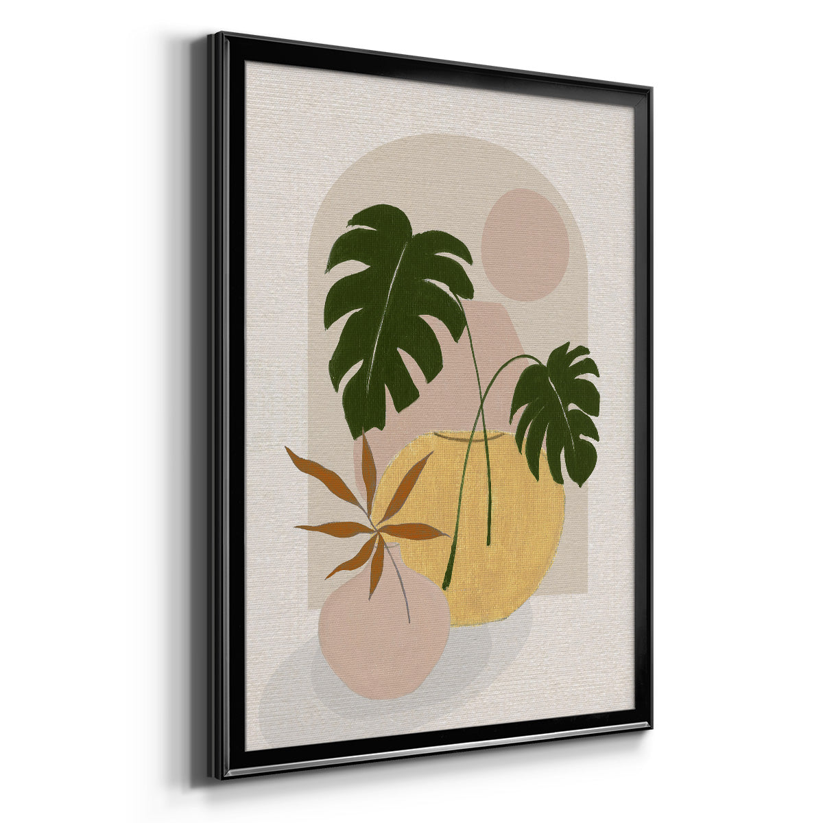 Simple Nature Sunset II - Modern Framed Canvas Print