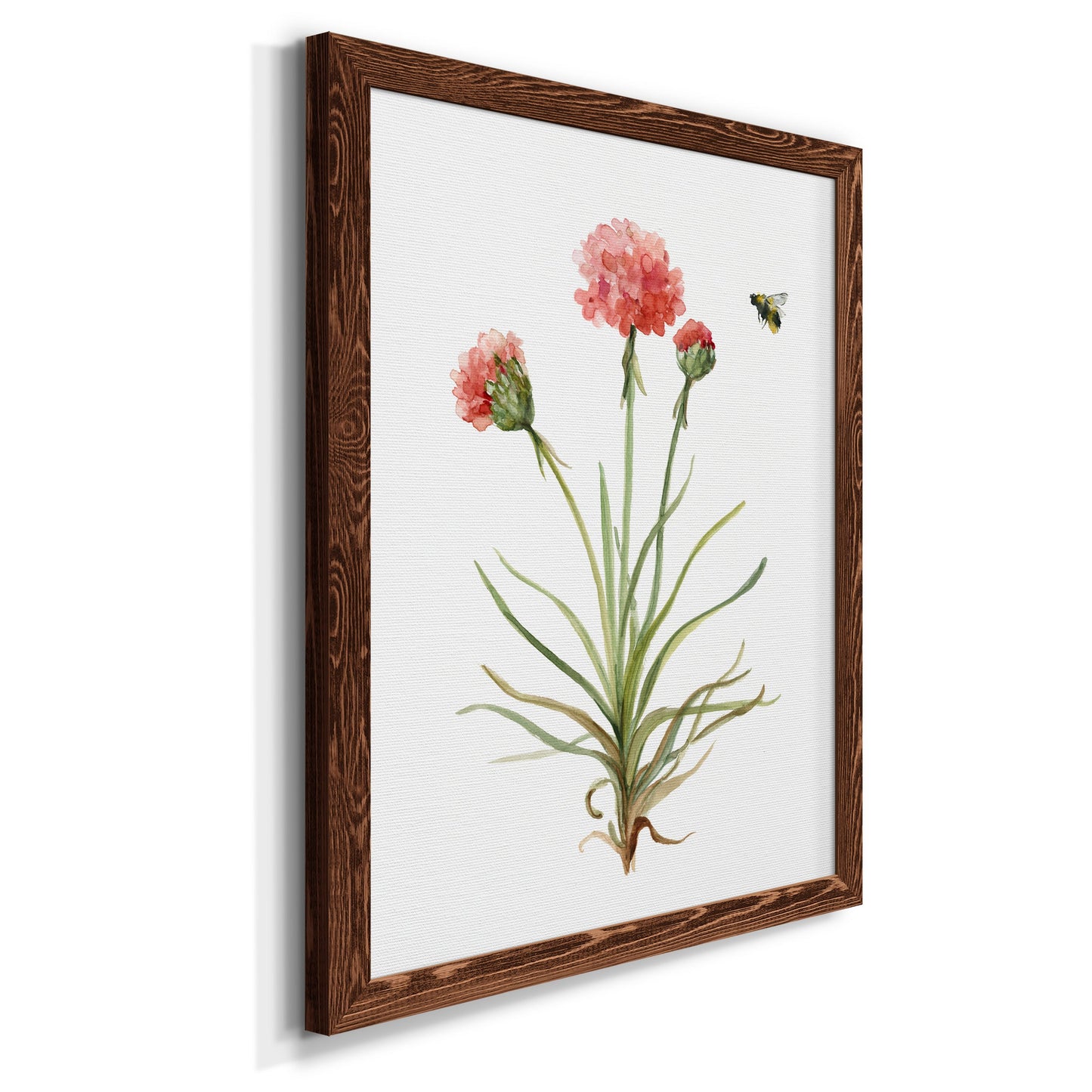 Wildflower Botanical III - Barnwood Framed Canvas Print