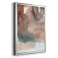 Red Ochre Abstract I - Modern Framed Canvas Print