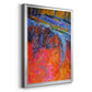 Vibrant Flow I - Modern Framed Canvas Print