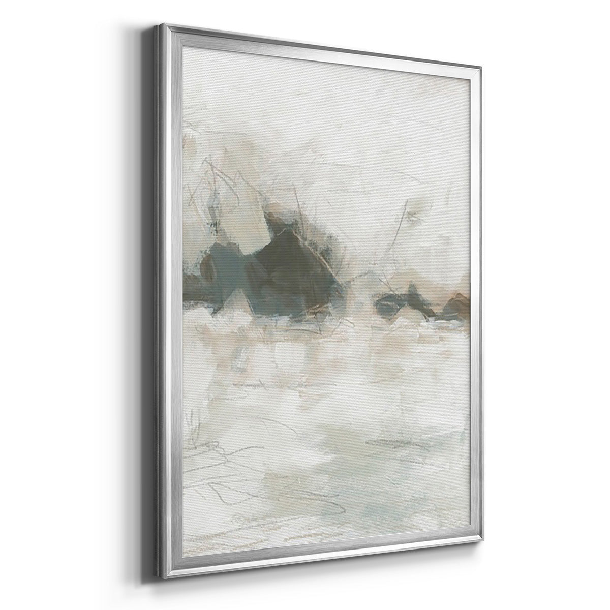 Horizon Break I - Modern Framed Canvas Print