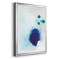 Spare Blue I - Modern Framed Canvas Print