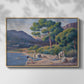 Bathers in Saint-Tropez, c. 1909 - Floater Framed Canvas Print