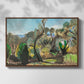 Landscape near Nice, c. 1918 - Floater Framed Canvas Print