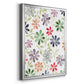 Faded Flowers I - Modern Framed Canvas Print