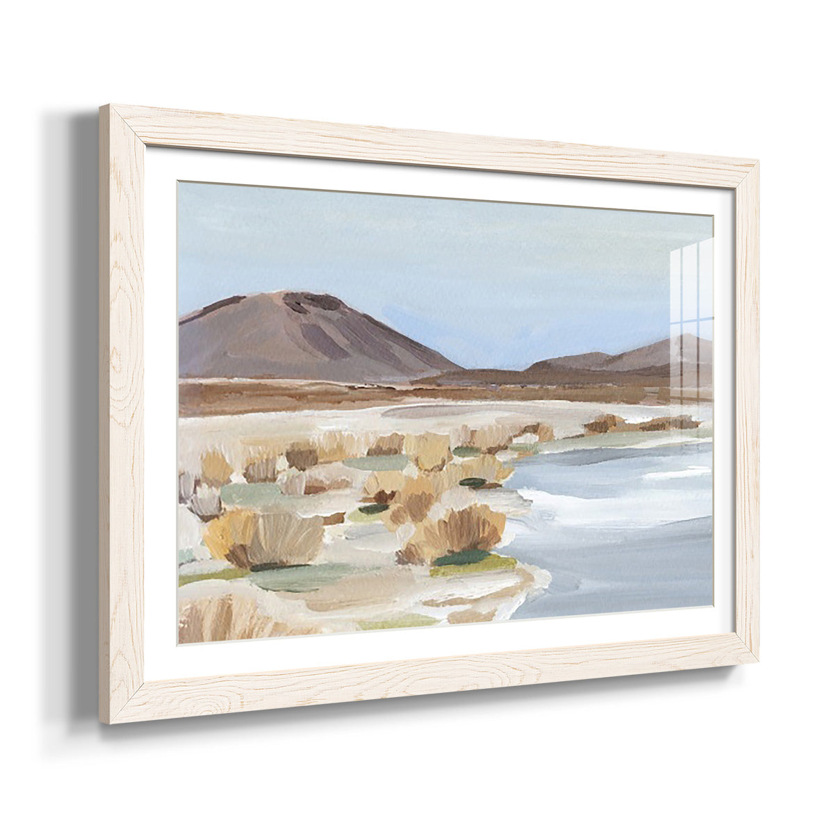 Desert Oasis Study II - Barnwood Framed Art Print