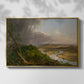 View from Mount Holyoke, Northampton, Massachusetts, after a Thunderstorm (Oxbow), 1836 - Floater Framed Canvas Print