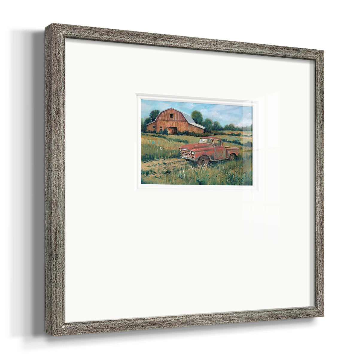 Rusting Away I Premium Framed Print Double Matboard