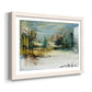 Wintery Horizon II - Barnwood Framed Art Print