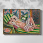 Odalisque Couchée Aux Magnolias, c. 1923 - Floater Framed Canvas Print