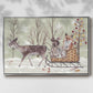 Christmas Time Collection A - Framed Gallery Wrapped Canvas in Floating Frame