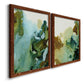 Water and Earth I - Premium Framed Canvas 2 Piece Set - Ready to Hang