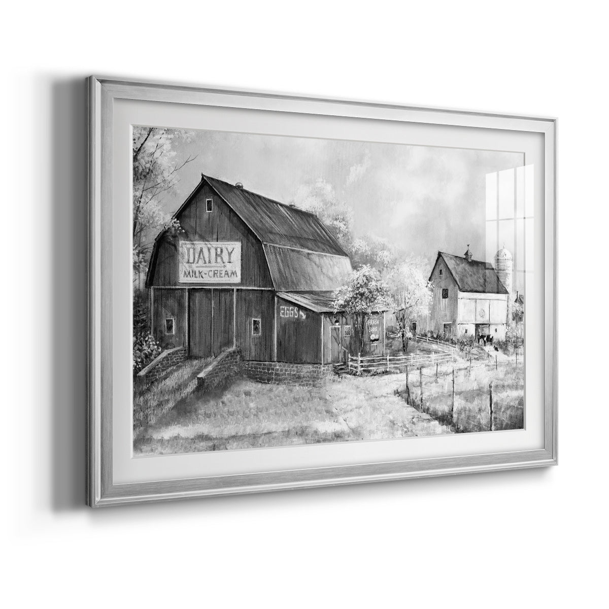 Day at the Farm Premium Framed Print - Ready to Hang