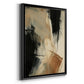Baked Paintstrokes V - Modern Framed Canvas Print