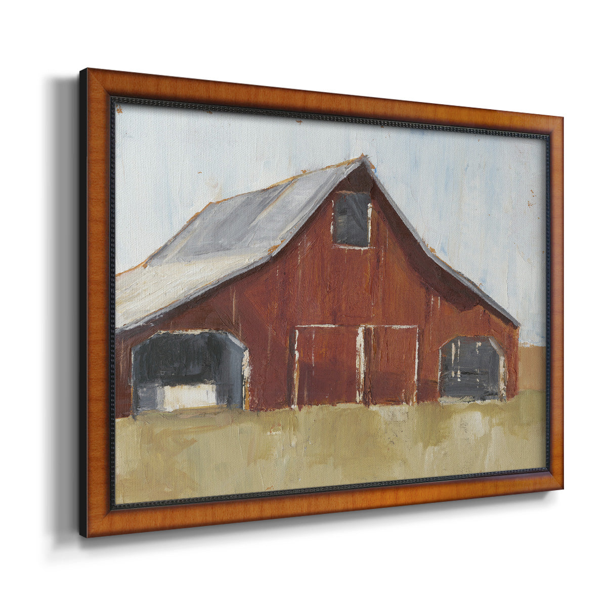 Rustic Red Barn I Premium Framed Canvas- Ready to Hang