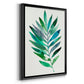 Palm Frond Flow III - Modern Framed Canvas Print