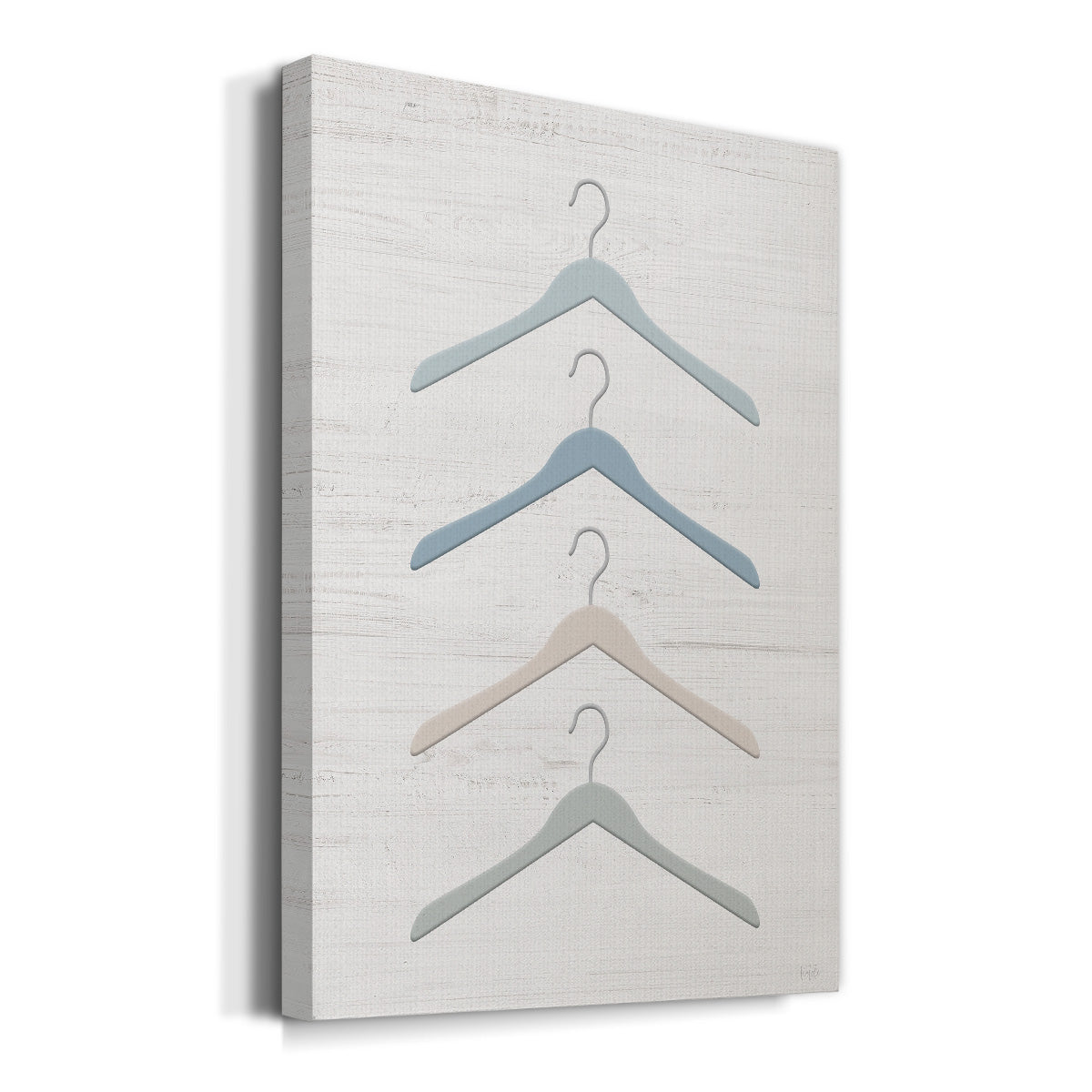 Laundry Hangers Premium Gallery Wrapped Canvas - Ready to Hang