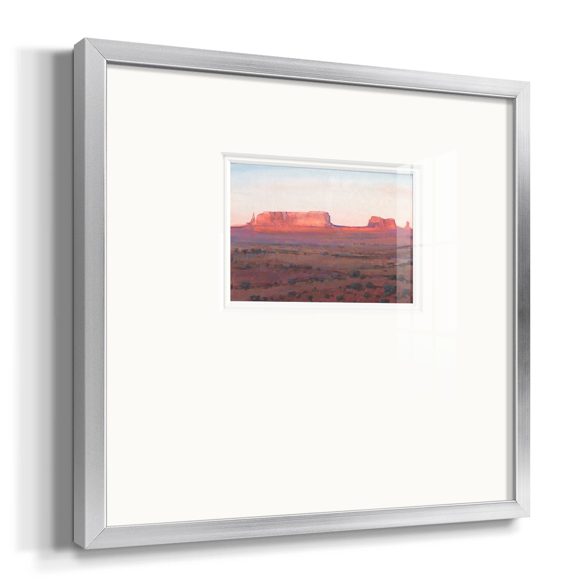 Red Rocks at Dusk I Premium Framed Print Double Matboard