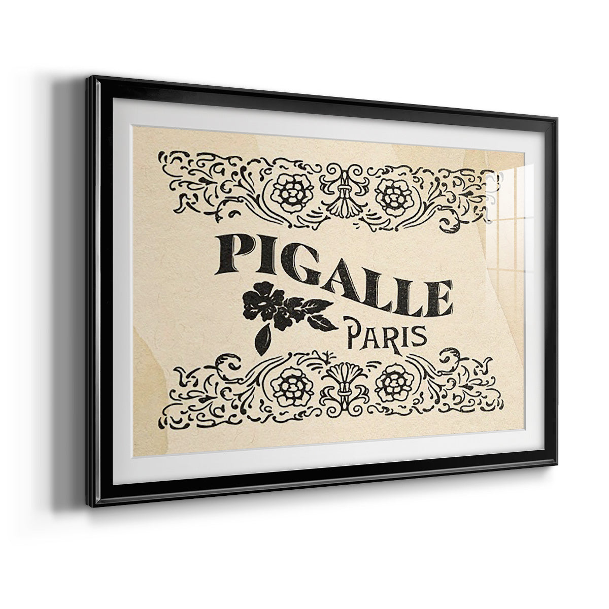Antique French Label III - Modern Framed Art Print