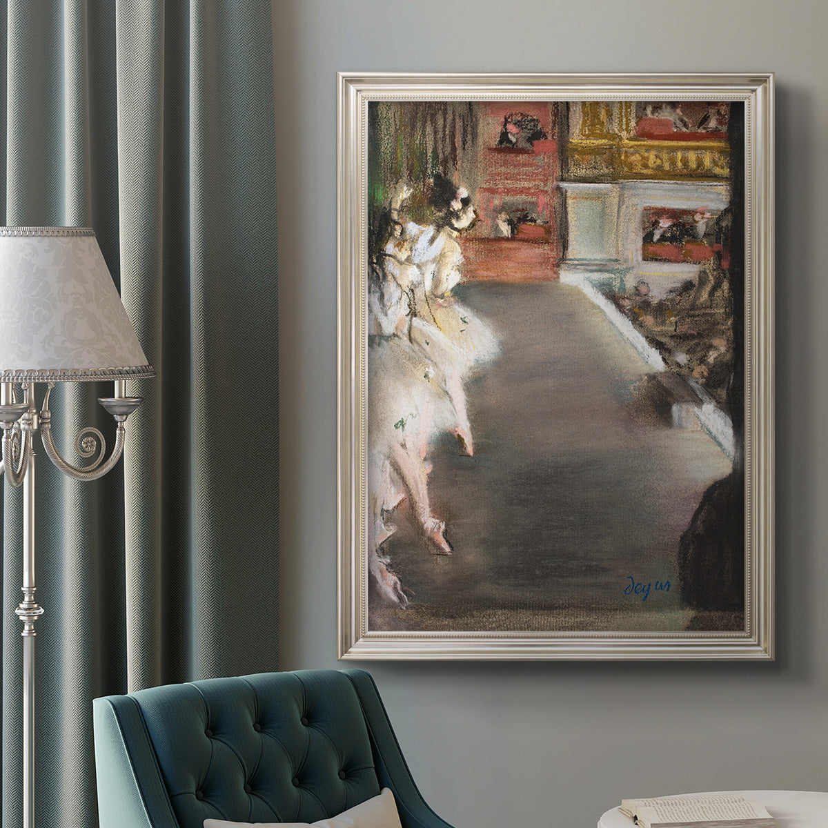 Dancers at the Old Opera House - Ornate Framed Canvas Print