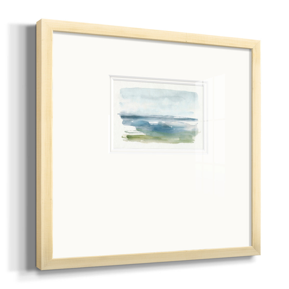 Coastline Splash IV Premium Framed Print Double Matboard