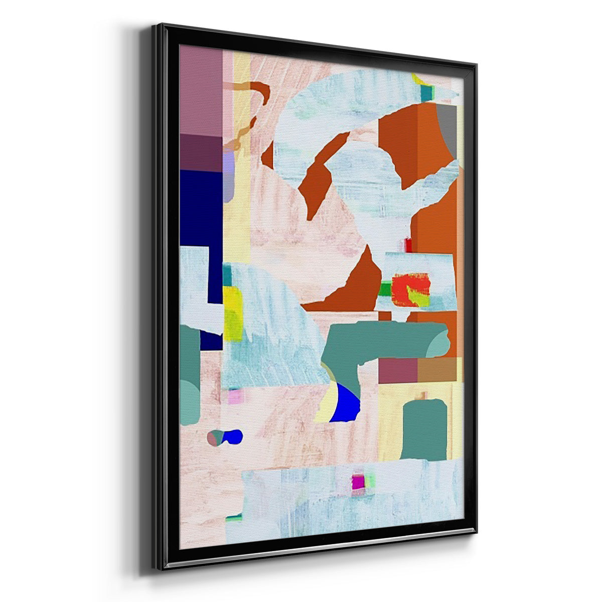 Lucca in Color II - Modern Framed Canvas Print