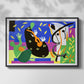 The Sorrows of the King, 1952 - Floater Framed Canvas Print