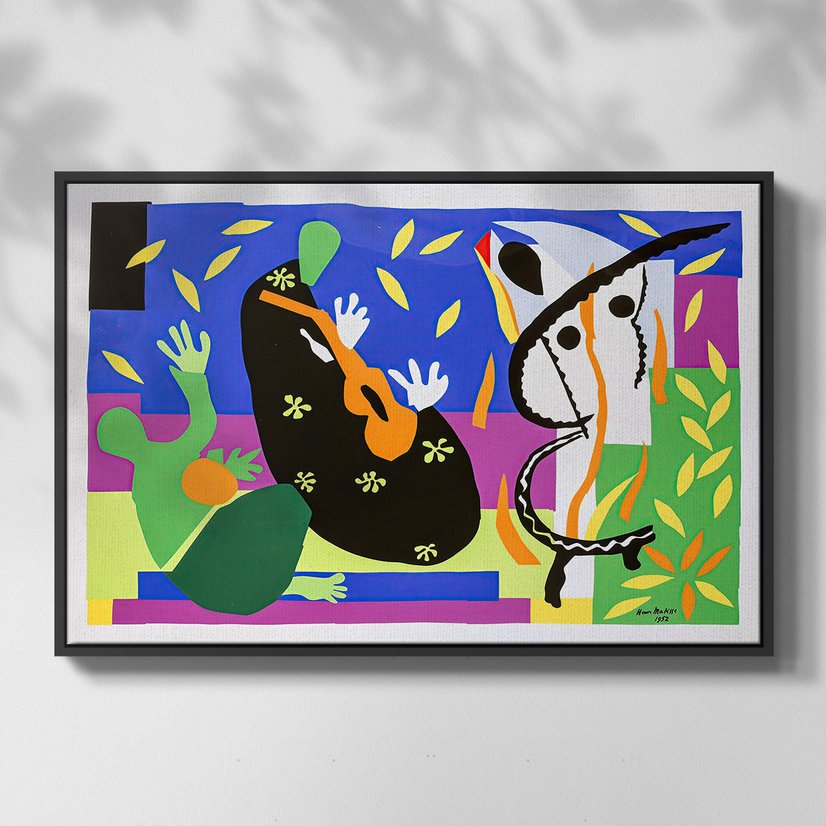 The Sorrows of the King, 1952 - Floater Framed Canvas Print