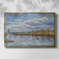 The Banks of the River Seine, 1893 - Floater Framed Canvas Print