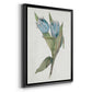 Blue Tulip Picks II - Modern Framed Canvas Print