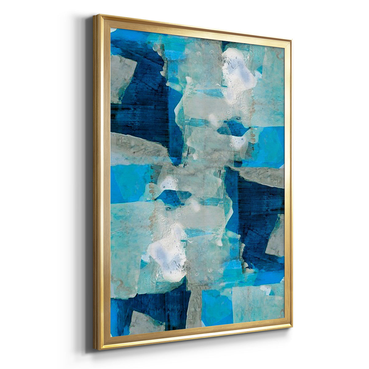 Impasto I - Modern Framed Canvas Print