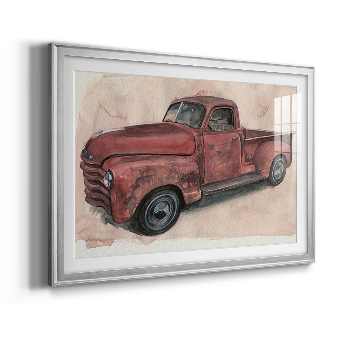 Antique Pickup I Premium Framed Print - Ready to Hang