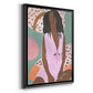 Curly Lady III - Modern Framed Canvas Print