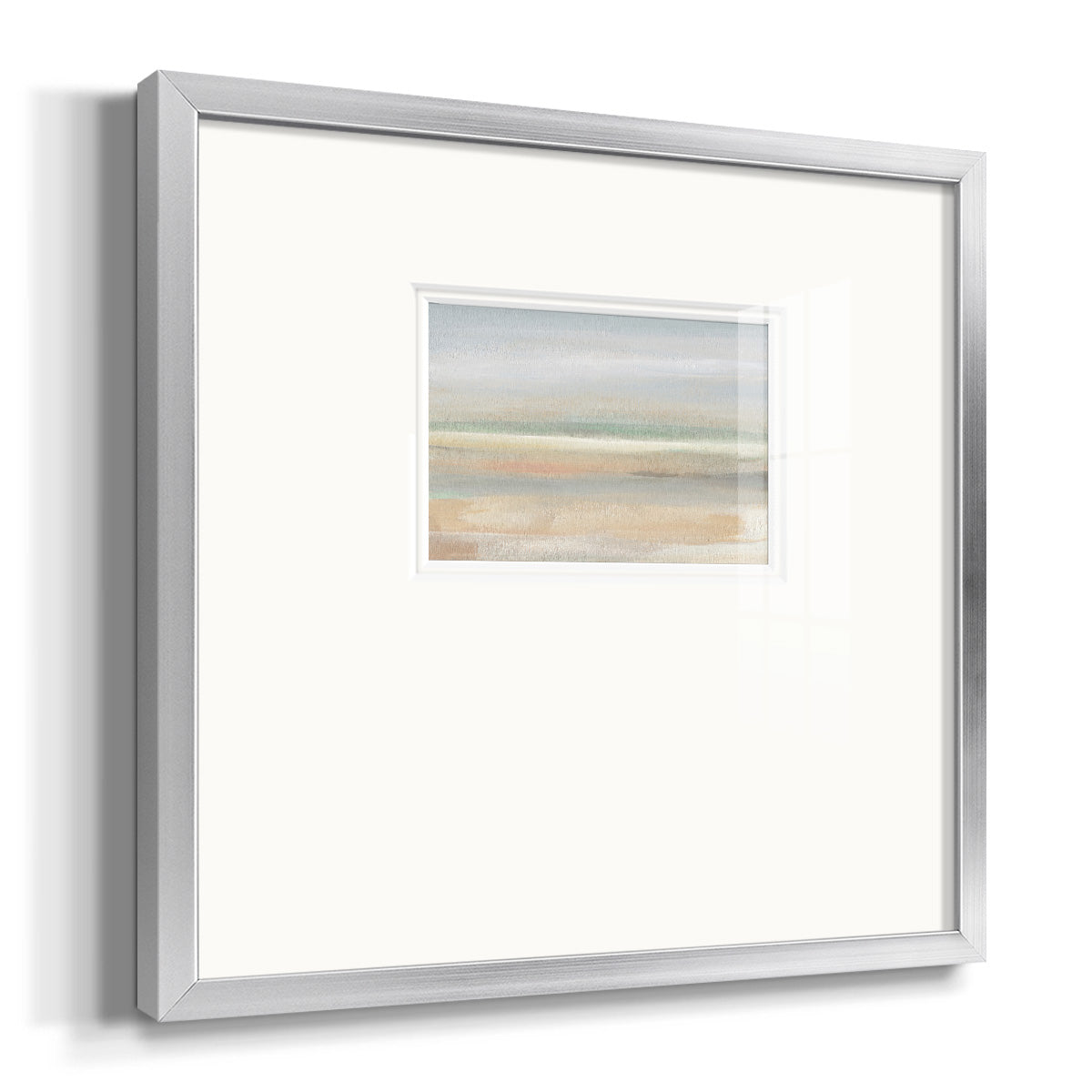 Soft Far Field Premium Framed Print Double Matboard